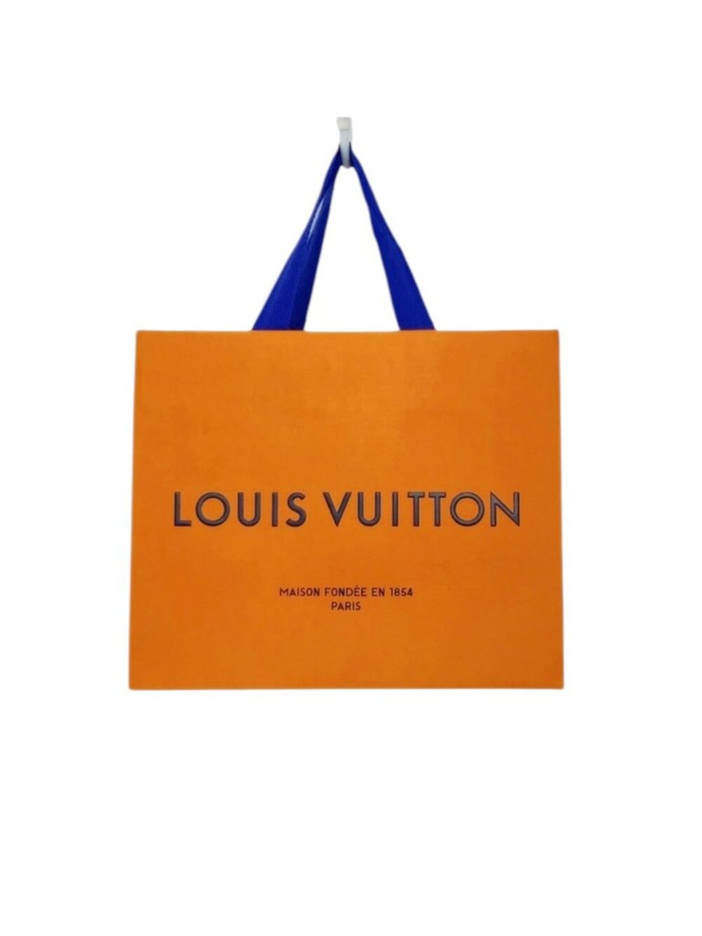 AUTHENTIC LOUIS VUITTON Gift bag Luxury Designer Presentation Orange Blue